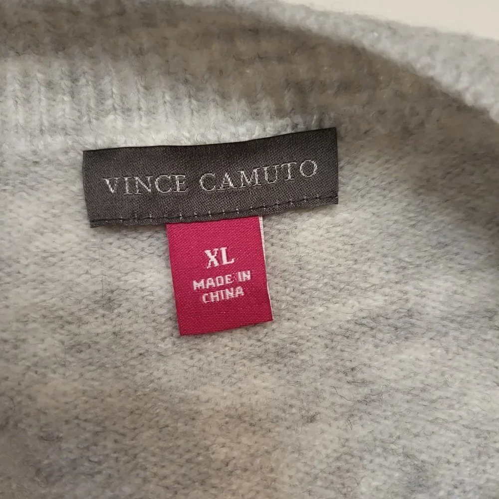 Vince Camuto Extended Shoulder Colorblock Sweater in Paradox Pink Sz: XL NWT - Picture 6 of 8